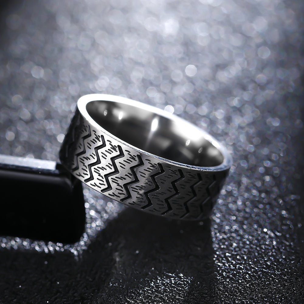 Stainless steel vintage titanium steel ring | Decor Gifts and More