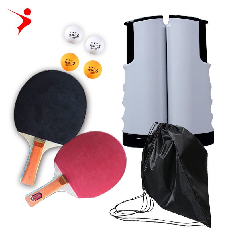 Portable table tennis racket