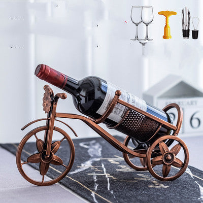 Wrought Iron Wine Rack European Ornaments | Decor Gifts and More