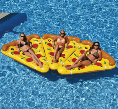 Inflatable Pizza Sleeping Bed Water Hammock Lounger Chair Float Swimming Pool Toys | Decor Gifts and More