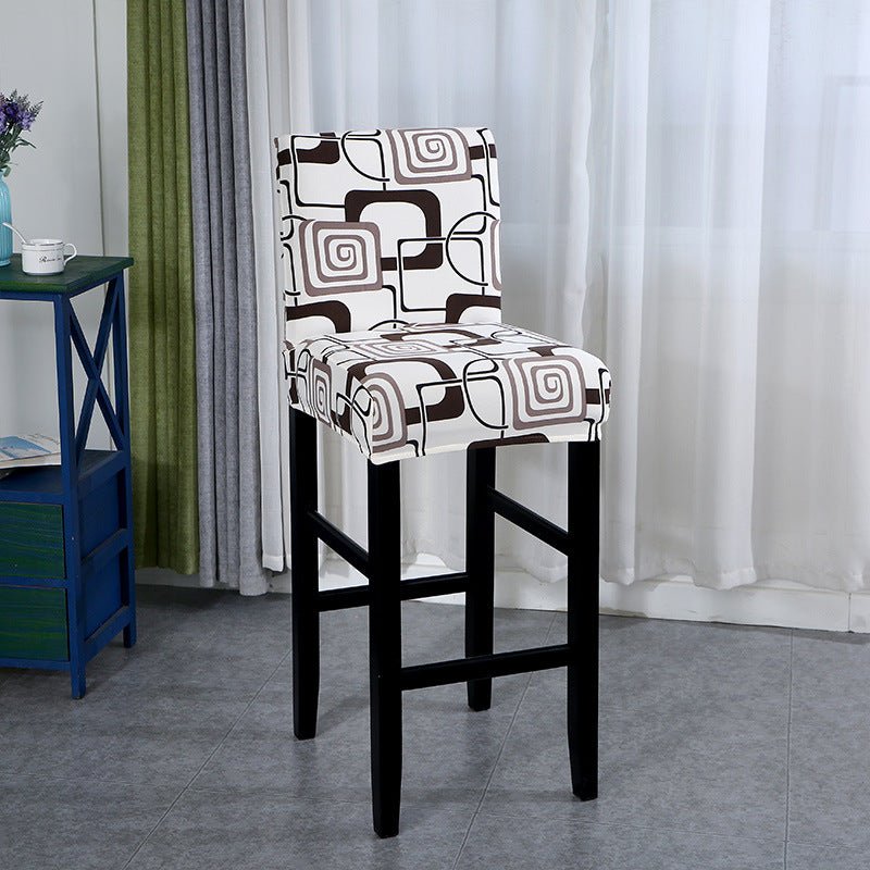 Low Back Chair Cover Household All-inclusive Anti-fouling Elastic Dining Chair Cover | Decor Gifts and More