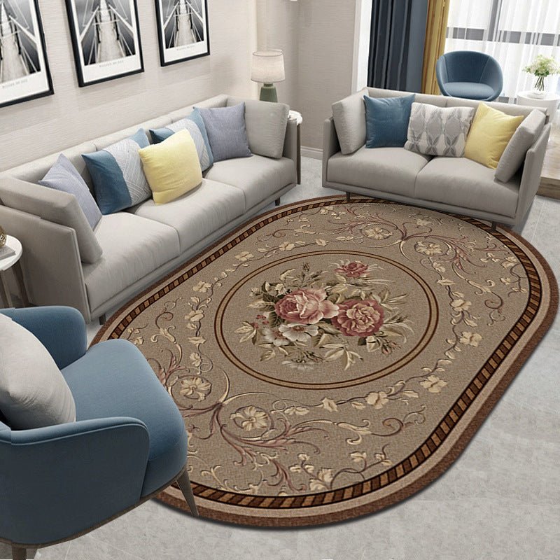 European Retro Style Living Room Coffee Table Carpet | Decor Gifts and More