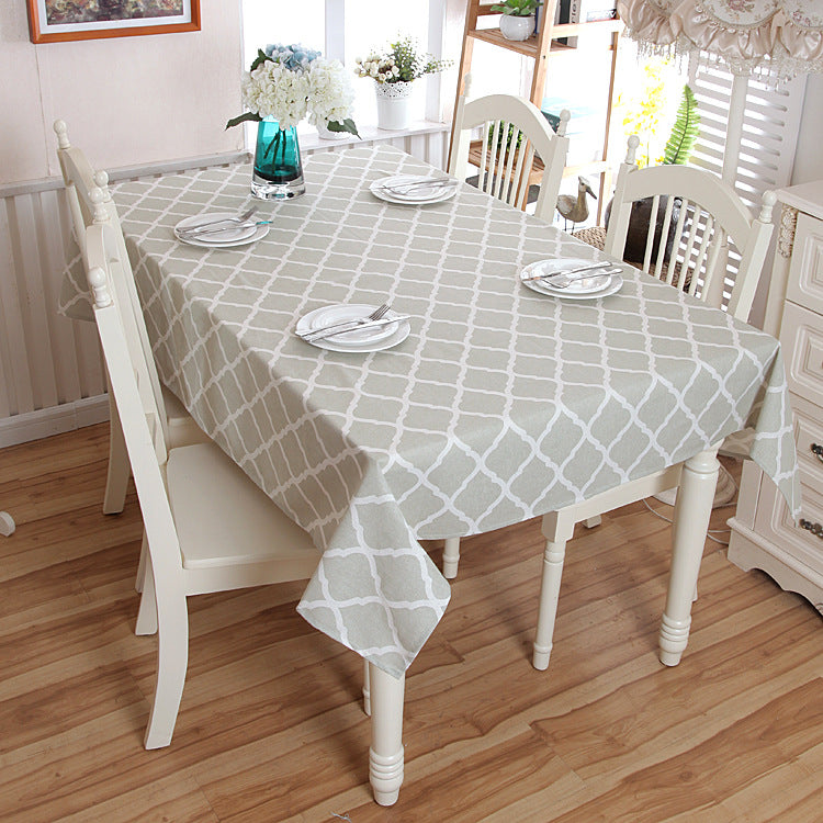 Modern Minimalist Geometric Diamond Lace Tablecloth | Decor Gifts and More