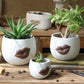 Creative Big Lips Cement Flower Pot Abstract Art | Decor Gifts and More