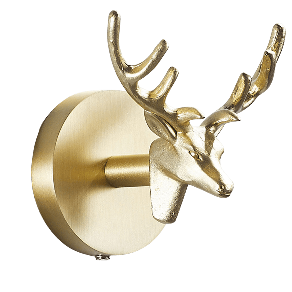 Nordic Style Coat Hook Creative Angel Deer Bird Shape Wall Hanging Coat Hook Brass Wall Decoration for Door Living Room Bathroom - Home Decor Gifts and More