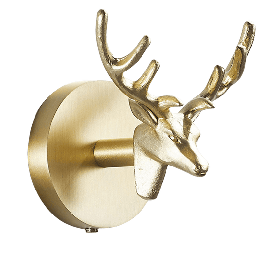 Nordic Style Coat Hook Creative Angel Deer Bird Shape Wall Hanging Coat Hook Brass Wall Decoration for Door Living Room Bathroom - Home Decor Gifts and More