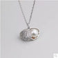 Delicate Simple Pearl Pendant Necklace Locket Pendant Necklace For Women Gift | Decor Gifts and More