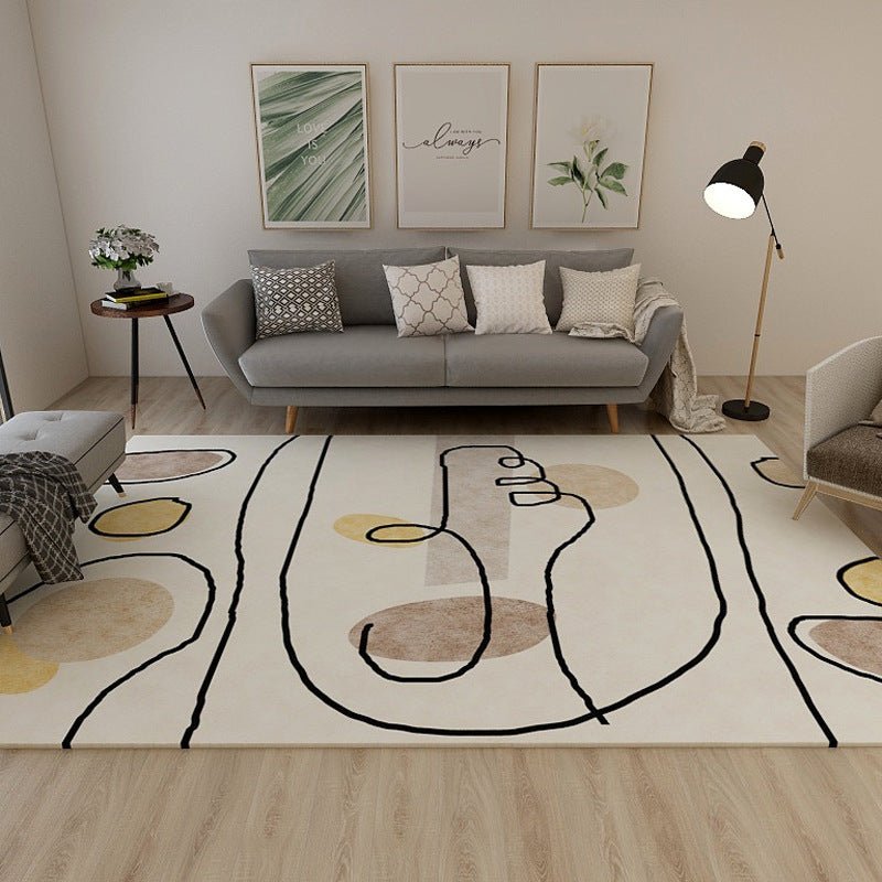 Modern Minimalist Atmosphere Living Room Carpet | Decor Gifts and More