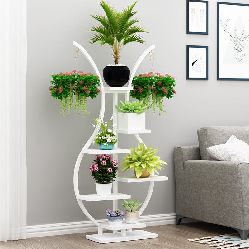 Green Dill Flower Rack Balcony Shelf Floor-to-ceiling | Decor Gifts and More