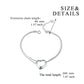 Sterling Silver Adjustable Foot  Heart Anklet  Bracelet | Decor Gifts and More