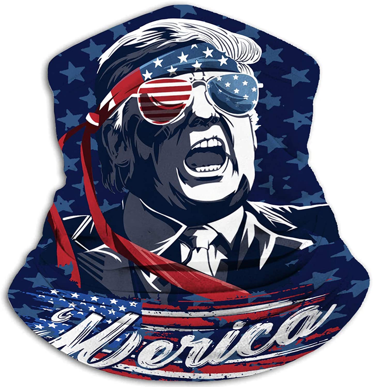 Trump 2020 Face Mask Face Scarf Neck Gaiter Balaclava Headband Bandanas for Men UV Protection Anti Dust - Home Decor Gifts and More