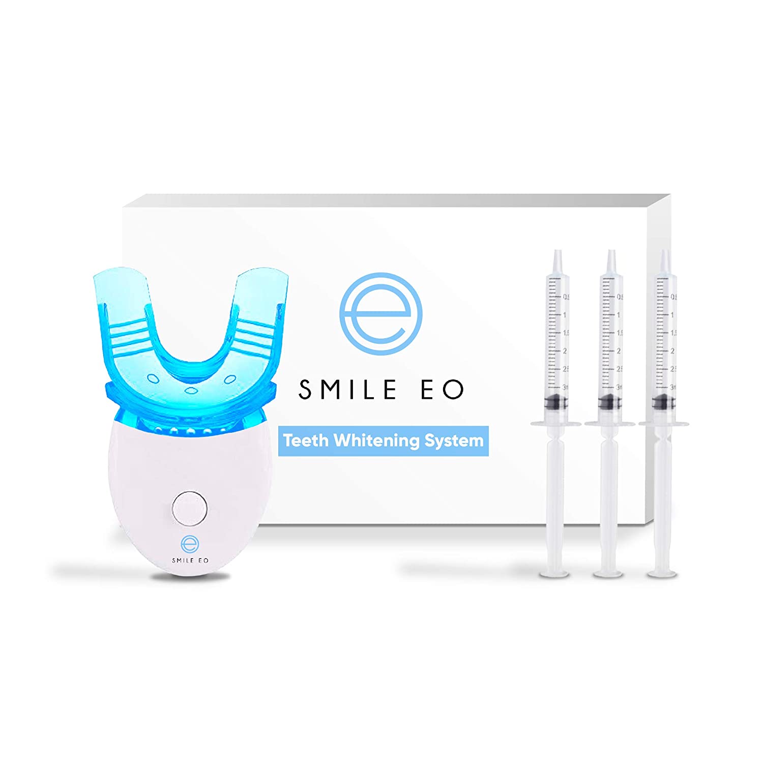 SmileTeeth Whitening Kit With LED Blue Light Accelerator | Decor Gifts and More