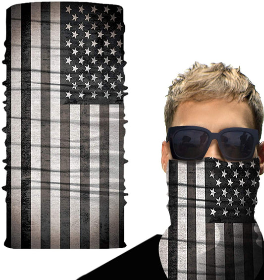 Face Cover Mask Neck Gaiter American Flag Face Shield Bandana for Men &amp; Women - Home Decor Gifts and More