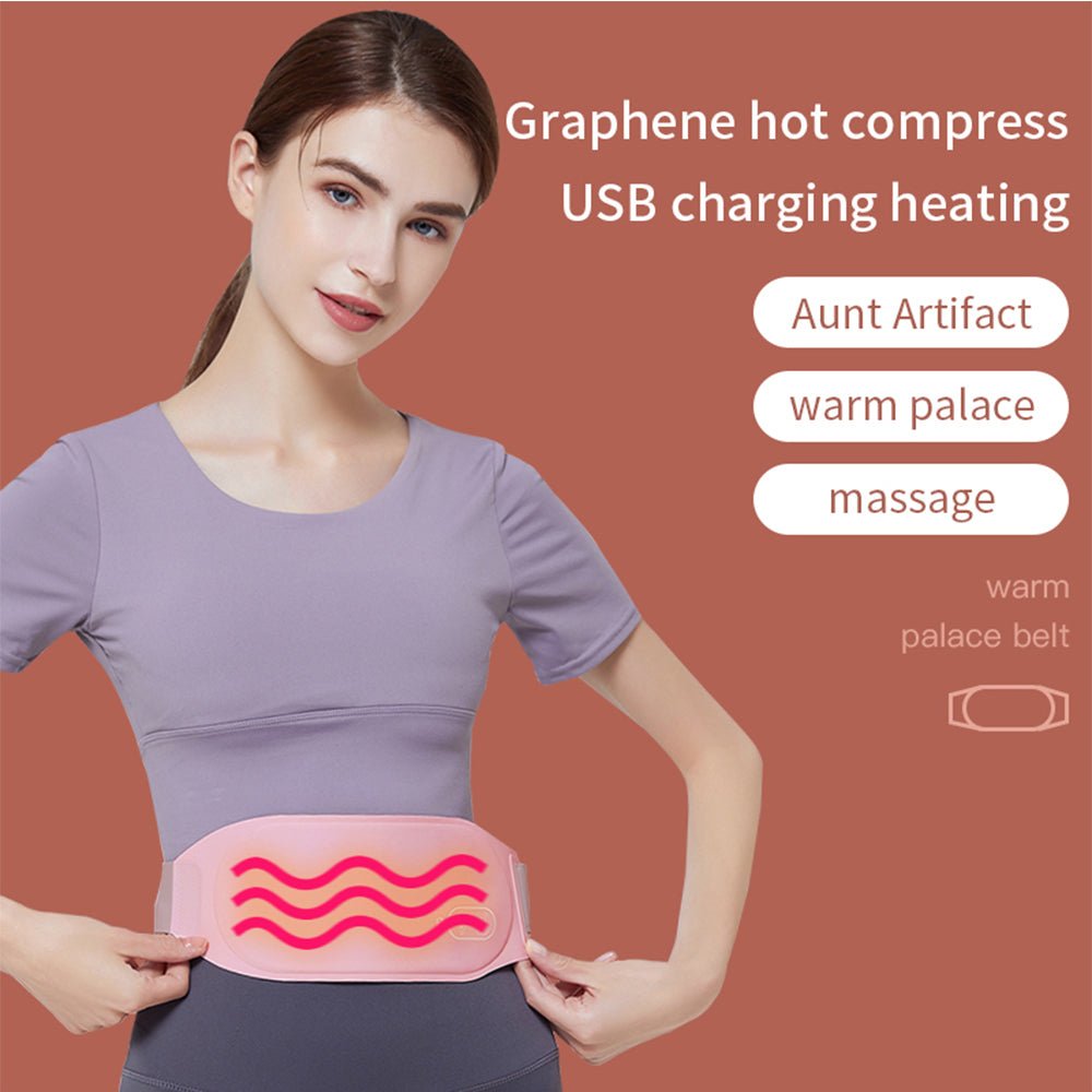 Graphene Heated Abdominal Massage Physiotherapy Belt | Decor Gifts and More