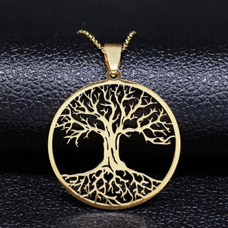 Women's Tree Of Life Stainless Steel Necklace | Decor Gifts and More