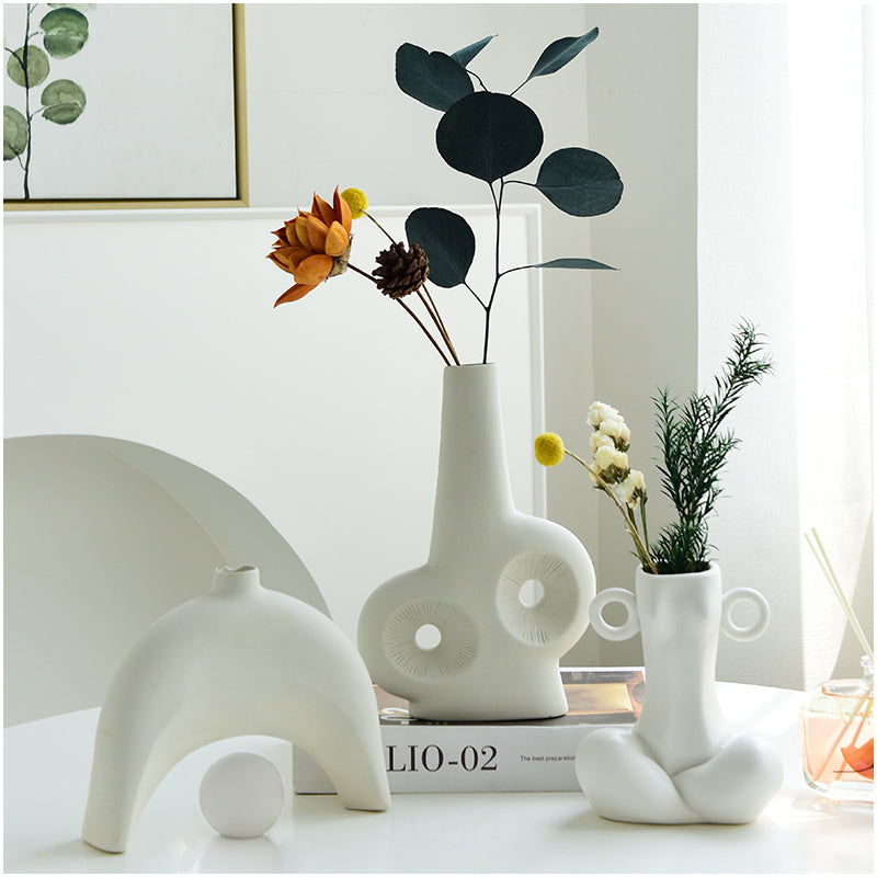 Light Luxury Art Style Ceramic Vase Ornaments | Decor Gifts and More