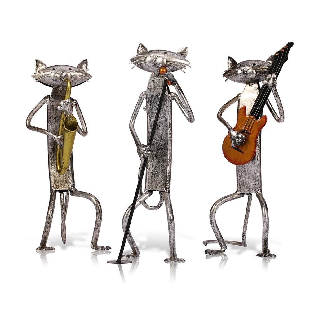 Home Decoration Iron Art Music Cat Artwork | Decor Gifts and More