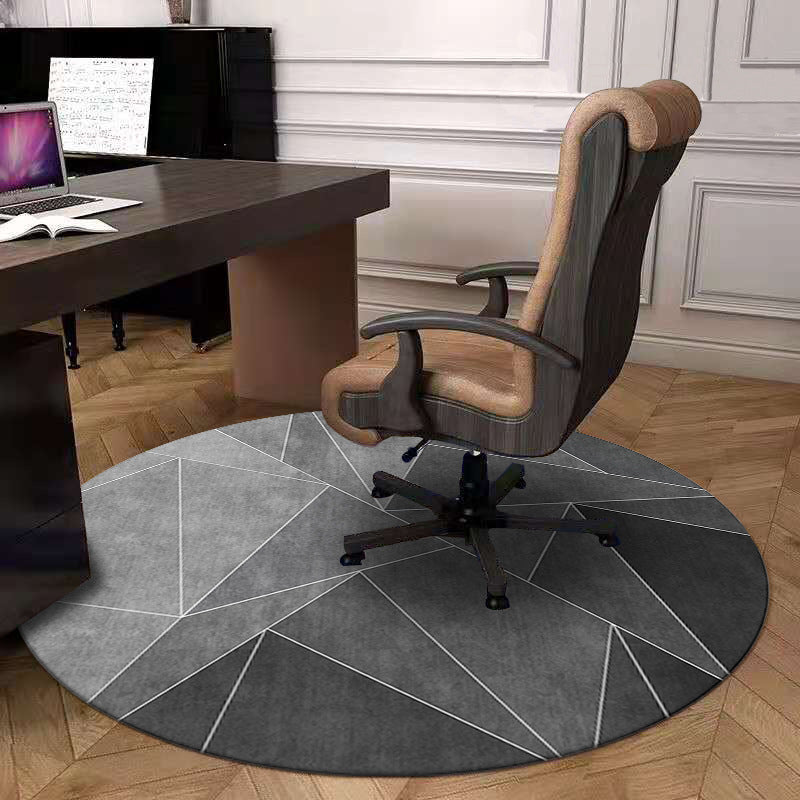 Dirt-resistant Office Computer Underfoot Round Carpet Pad | Decor Gifts and More