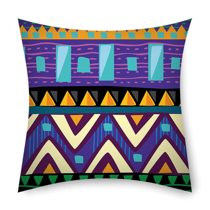 African Tribal Stripes Ethnic Pattern Pillow