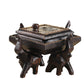 Thai Solid Wood Ashtray Covered Wood Carving Decoration Crafts | Decor Gifts and More