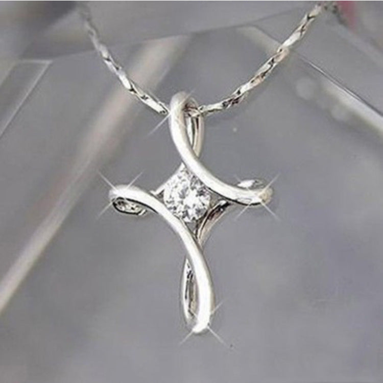 Punk Cross Zircon Pendant Necklace | Decor Gifts and More