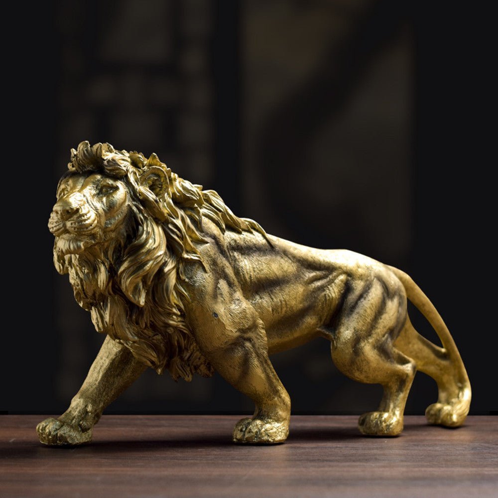 Lion Resin Craft Ornament TV | Decor Gifts and More