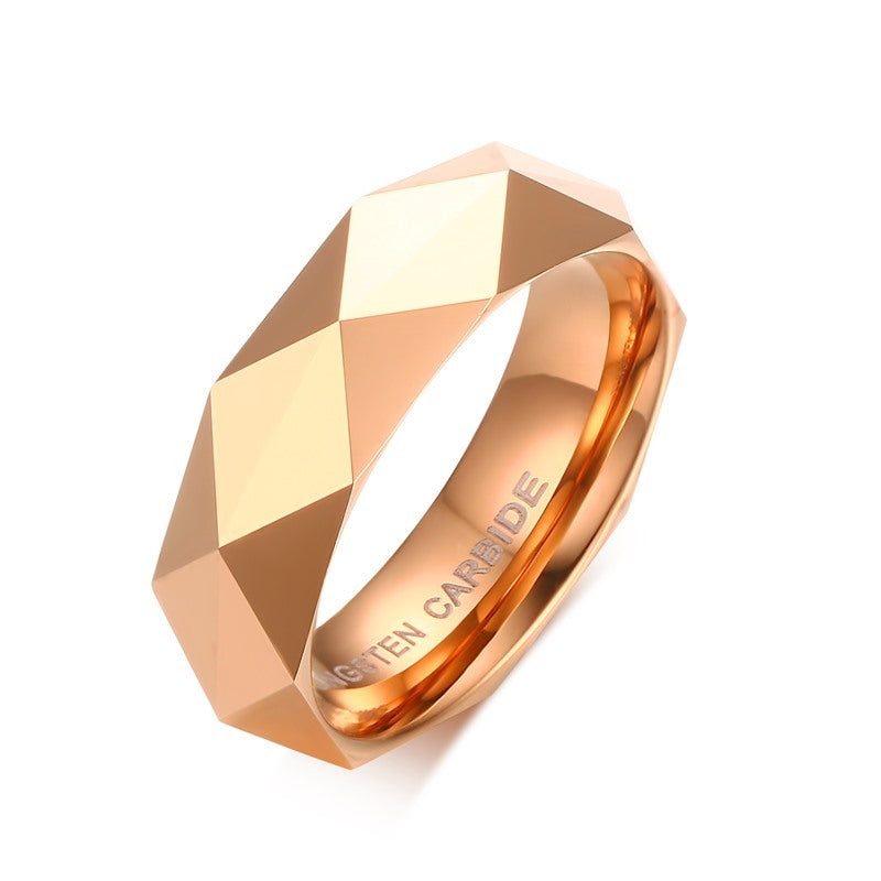 Tungsten steel diamond ring | Decor Gifts and More