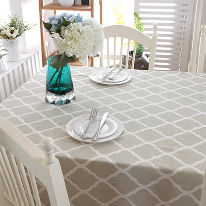 Modern Minimalist Geometric Diamond Lace Tablecloth | Decor Gifts and More