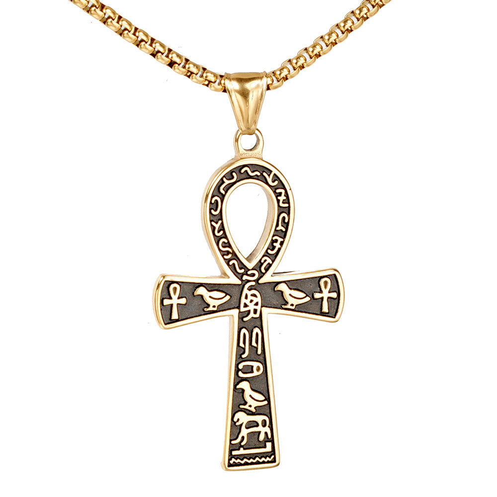 Cross Necklace Stainless Steel Pendant Necklace | Decor Gifts and More