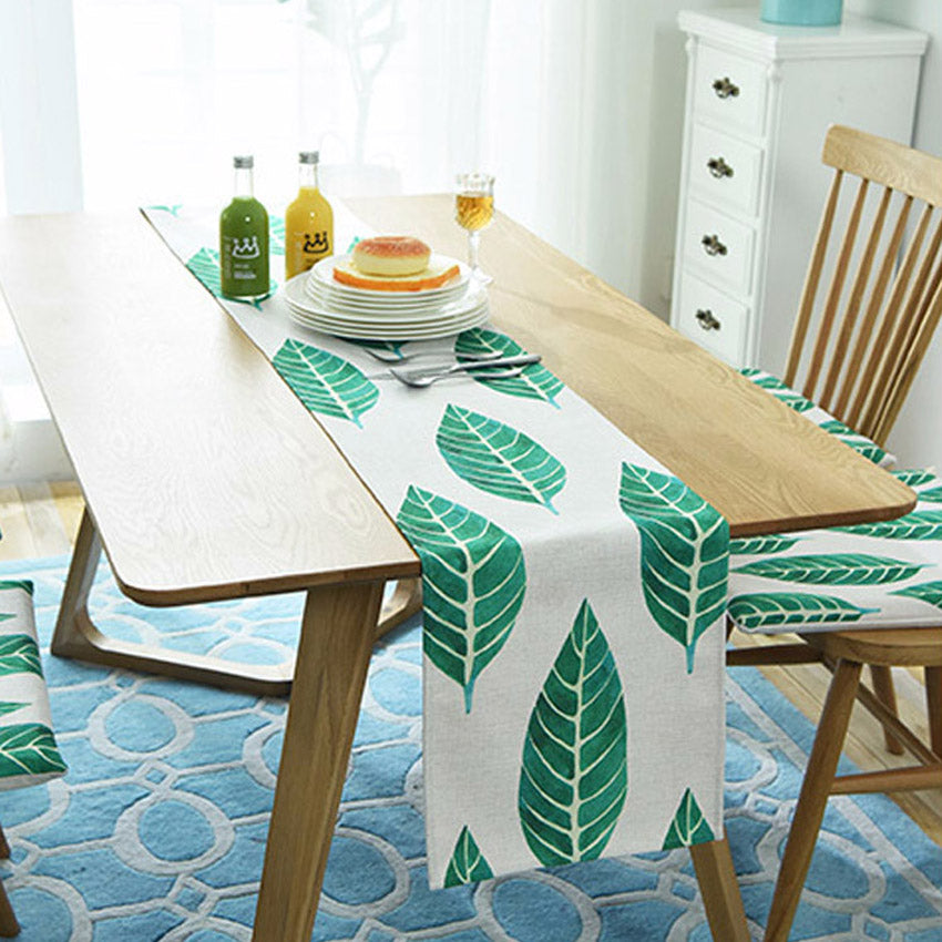 Coffee Table Nordic TV Cabinet Funlife Dining Table Cotton And Linen Green Plant Table Runner | Decor Gifts and More