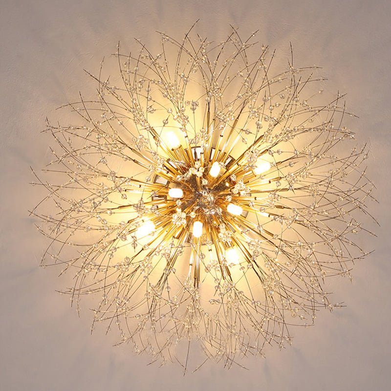 Dandelion Bedroom Crystal Ceiling Lamp | Decor Gifts and More