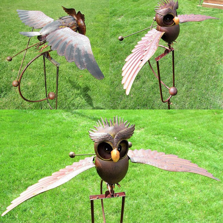 Owl Eagle Outdoor Garden Art Decoration | Decor Gifts and More