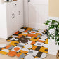 Non-slip Washable Hexagon Printed Custom Cut Doormat Carpet | Decor Gifts and More