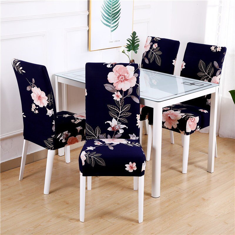 Stretch Chair Cover Fabric Dining Chair Cover Siamese Chair Cover American Household Stool Cover Cover Hotel Seat Back Chair Cover | Decor Gifts and More