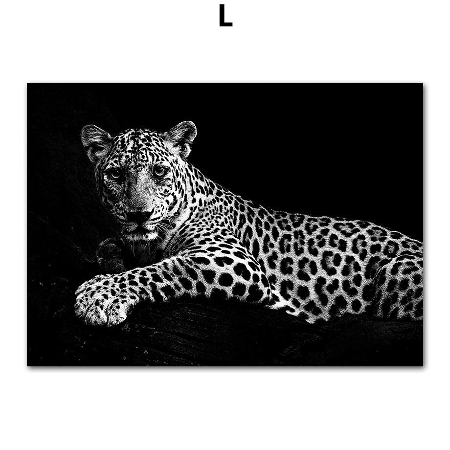 Animal Canvas Poster Art Painting Wall Room Decor Frameless | Decor Gifts and More