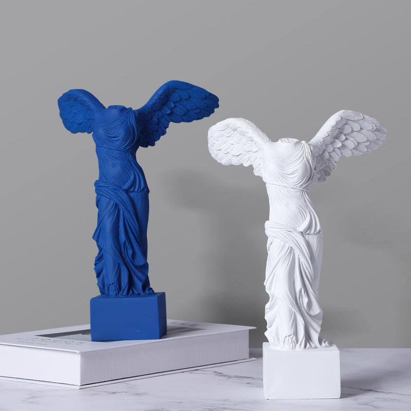 Angel Home Decor Resin Sculpture Living Room Decoration Statue Nordic Decorations Accessories Desktop Ornament Creative Crafts - Home Decor Gifts and More