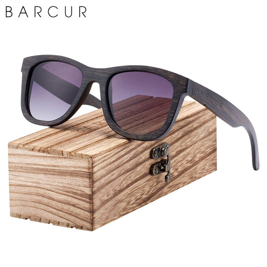 Brand Design Black Bamboo Women Sunglasses Wooden Fashion Polarized Men Shades Woodenen UV400 Frame - Home Decor Gifts and More