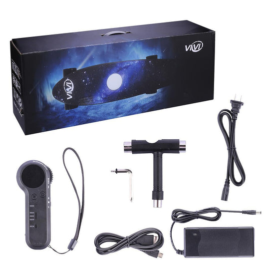Electric Skateboard 350W Wireless Remote Control 2000mAh Lithium Battery 7-10km - Home Decor Gifts and More