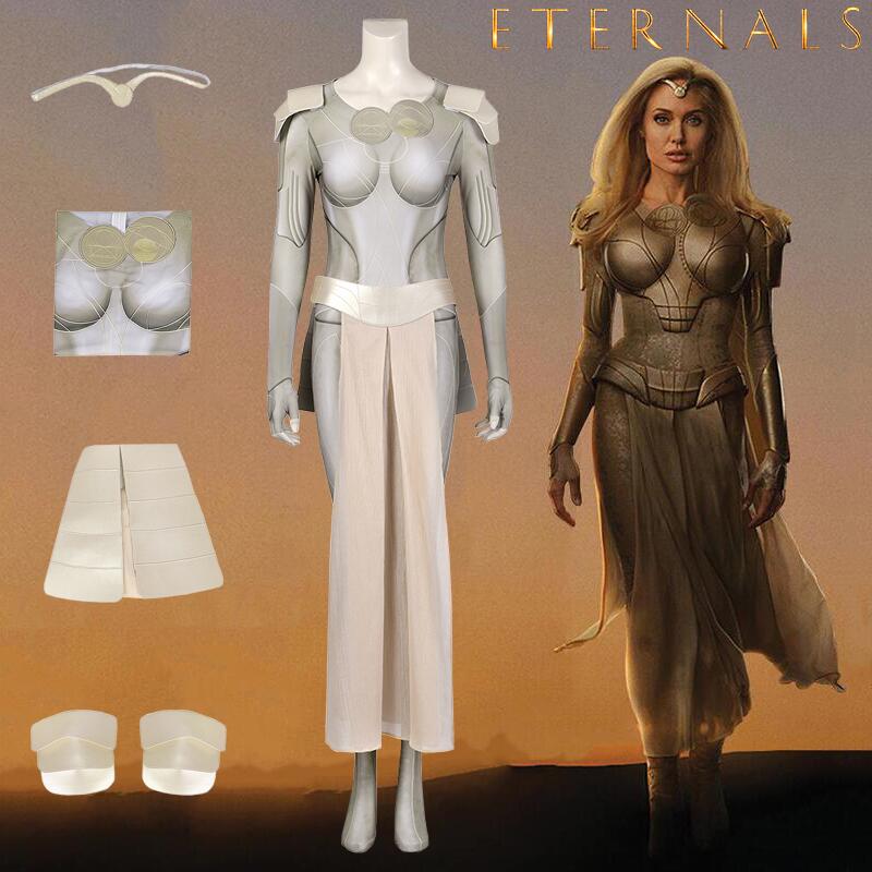 Marvel Superhero Eternals Thena Deluxe Cosplay Costume | Decor Gifts and More