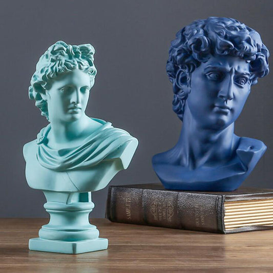 Nordic Home Decoration Resin Sculpture Character Statue Desktop Decoration Model Art Supplies Sketch Head Handmade Decoration - Home Decor Gifts and More