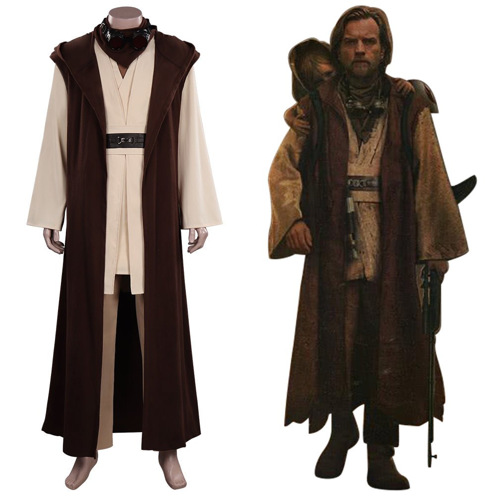 Star Wars TV Series Obi-Wan Kenobi Cosplay Deluxe Costume Set | Decor Gifts and More