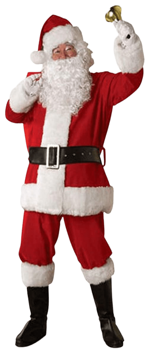 Adult Christmas Santa Claus Costume Outfit Set Xmas Cosplay Costume | Decor Gifts and More