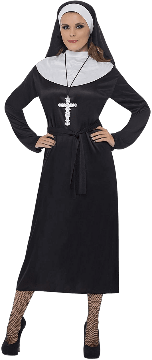 Smiffys Classic Nun Adult Costume | Decor Gifts and More