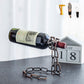 Wrought Iron Wine Rack European Ornaments