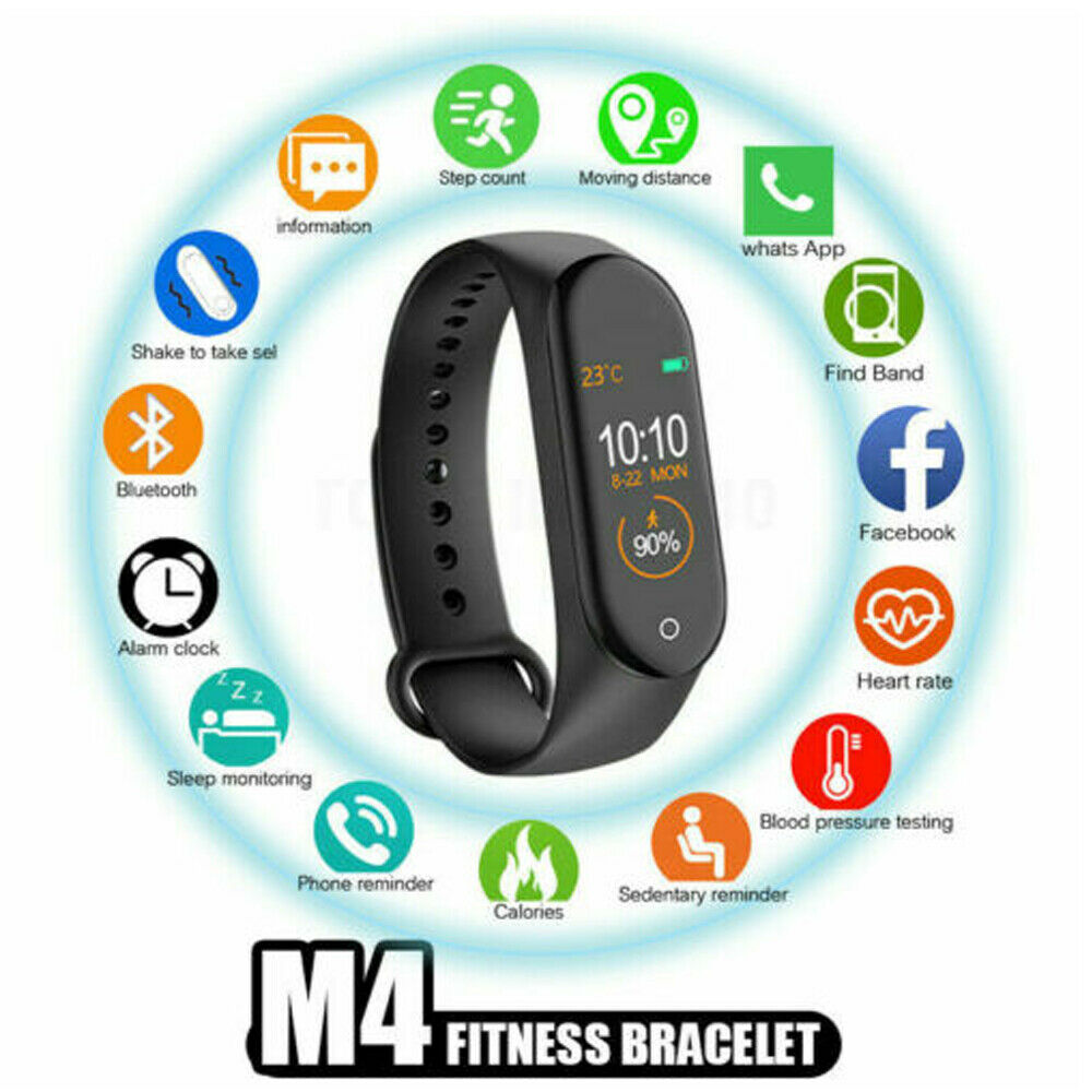 M Smart Watch Band Blood Pressure Bracelet Wristband Fitness Tracker Heart Rate | Decor Gifts and More