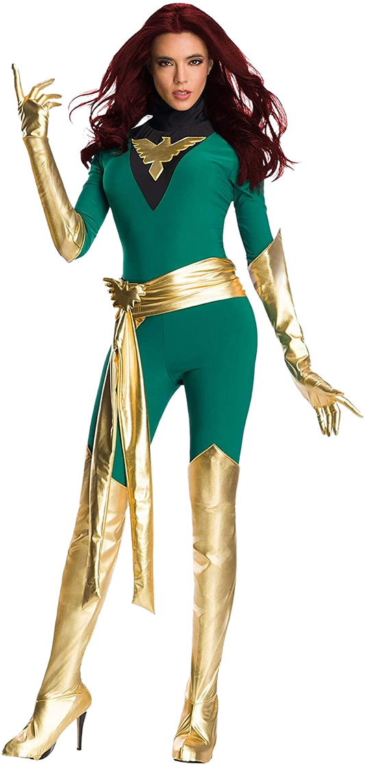 Med- Large Premium Marvel Jean Grey Phoenix Womens Costume | Decor Gifts and More