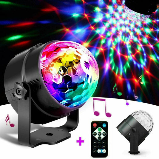 Disco Party Lights Strobe LED DJ Ball Sound Activated Bulb Dance Lamp Decoration | Decor Gifts and More