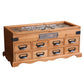 Tape Stamp Sticker Solid Wood Storage Box Retro