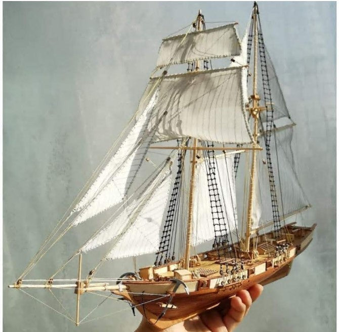 Fashionable Harvey DIY Ship Model Kit Wooden