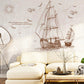 Sailboat Wall Stickers Living Room Television Background Wall Decorative Bedroom Children's Room Bedroom Wall Sticker Paper Stickers | Decor Gifts and More